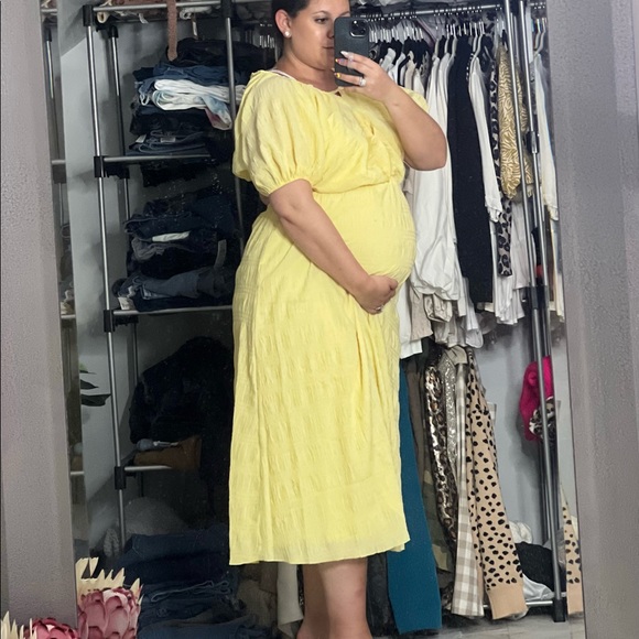 Yellow Cutout Dress - Picture 2 of 7